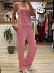 Pembe Askılı Modal Eşofman Takımı